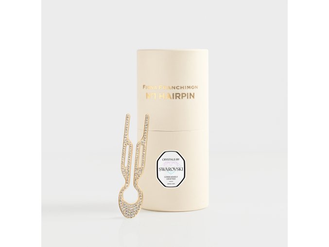 Fiona Franchimon X Swarovski Crystals with Tube & Seal Yellow Gold - Velkoobchod Mařík