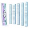 Vellen Hair comb set total blue