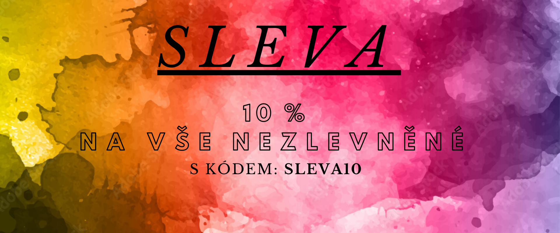 Sleva 10 % na vše