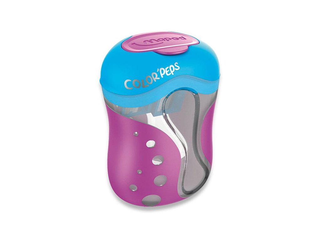 Ořezávátko Maped Color Peps - s odpadní nádobkou 2 otvory, mix barev