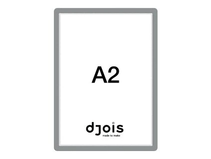 Tarifold, magnetický samolepicí rámeček A2 (Barva stříbrná)