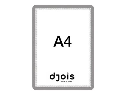 Tarifold, magnetický samolepicí rámeček A4 (Barva stříbrná)