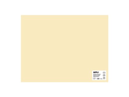 Apli, barevný papír, čtvrtka A2+, 170g/m, 25 listů (Barva Béžová)