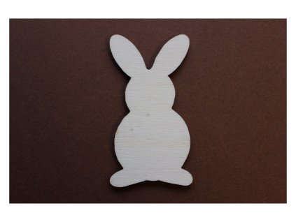 25222 dreveny vyrez zajic 55 mm motiv 2