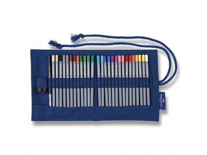 Akvarelové pastelky Faber-Castell Goldfaber Aqua textilní pouzdro, 27 barev