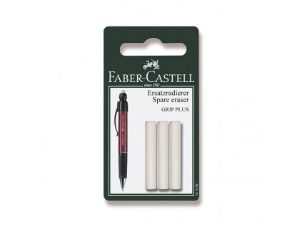 Náhradní pryž Faber-Castell Grip Plus 3 ks, blistr