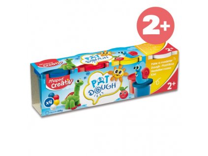 Modelovací hmota Maped Creativ základní barvy, 4 x 114 g