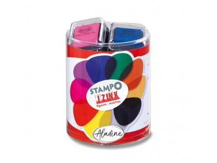 Razítkové barevné polštářky základní barvy