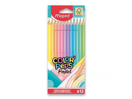Pastelky Maped Color'Peps Pastel 12 barev
