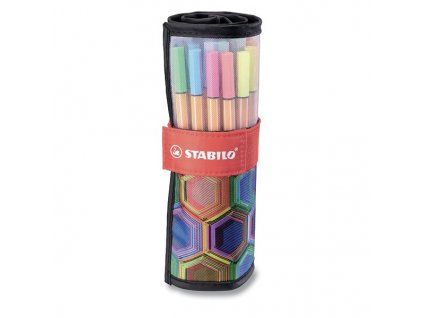 Liner STABILO point 88 Rollerset ARTY - 25 barev, pouzdro