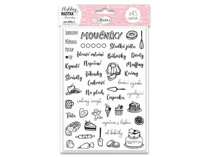 Razítka Stampo Hobby Moučníky, 45 ks