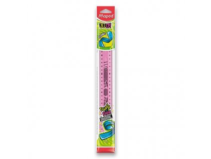 Pravítko Maped Twist´n Flex 30 cm, mix barev
