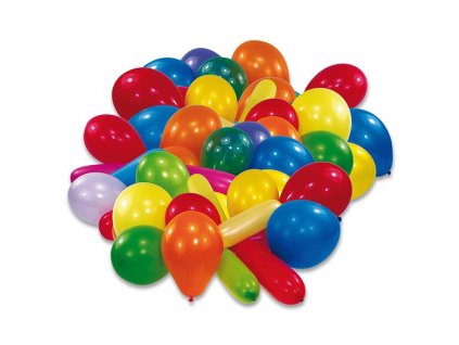 Nafukovací balónky - mix barev a tvarů 20 ks