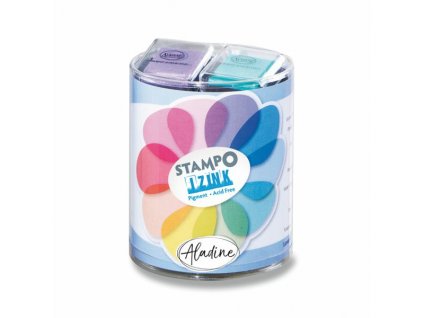 Razítkové barevné polštářky Aladine - Pastel