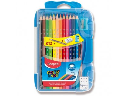 Pastelky Maped Color'Peps Smart Box 12 barev + doplňky