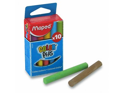 Křídy Maped barevné, 10 kusů