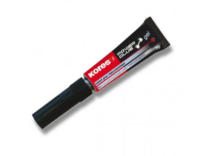 Vteřinové lepidlo Kores Power Glue Gel 3 g, gelové