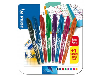 Pilot, Sada 8 ks Roller FriXion Ball 0.7 + sudoku