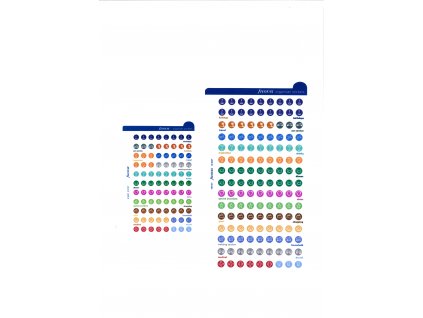 Filofax, Samolepicí štítky pro organizaci, mix barev