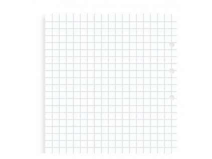 Filofax, Papíry pro Clipbook, čtverečkované, bílá (Velikost osobní)
