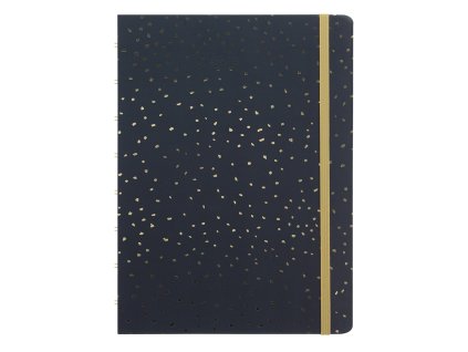 Filofax, Notebook Confetti, A5 (Barva charcoal)