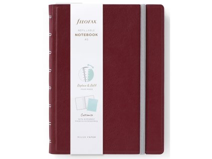 Filofax, Zápisník Filofax Notebook A5 (Barva burgundy)