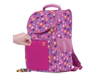 PIXIE CREW školní aktovka BUBBLEGUMS RŮŽOVÁ / školní aktovka pro první stupeň ZŠ