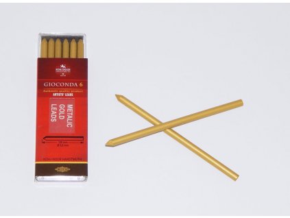 Koh-i-noor, barevná tuha Giaconda 4382 5,6 mm x 120 mm zlatá