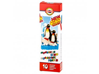 Koh-i-noor, Modelína 131506/10 barev 260g+špachtle