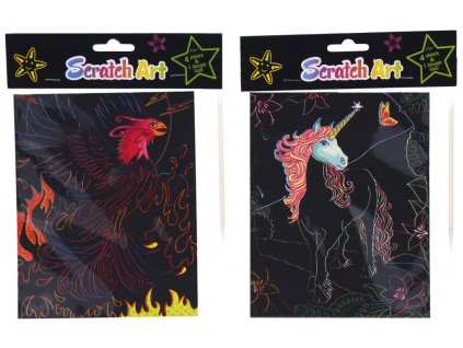 Škrabací obrázek 18x14,5cm