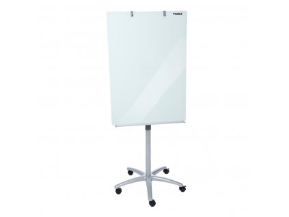 Dahle Flipchart mobilní, skleněný, magnetický, se dvěma rameny