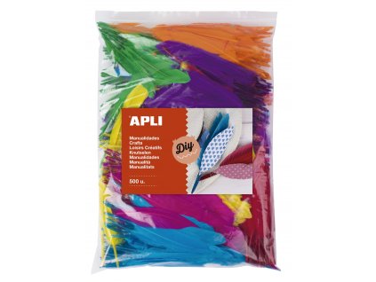 APLI peříčka indiánská, Jumbo pack, mix barev