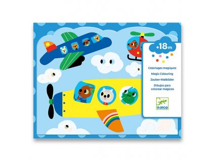 Malování vodou Djeco Vzdušná doprava