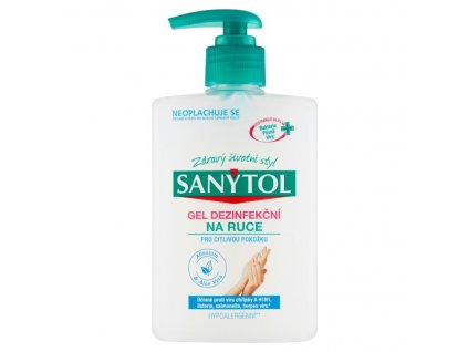 Sanytol - dezinfekční gel na ruce - hypoalergenní, 250 ml