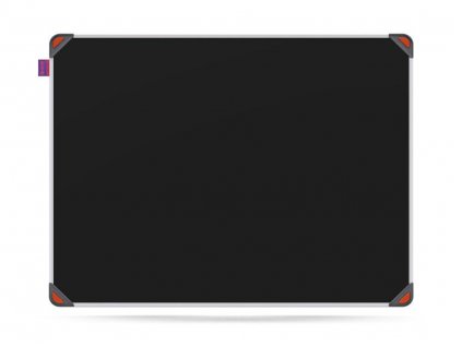 Křídová magnetická tabule MEMOBE IDEA černá