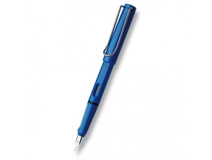 Lamy Safari Shiny Blue plnicí pero hrot F