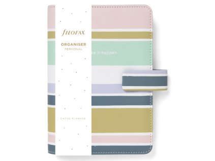 Filofax, Diář Good Vibes, Osobní, Stripes