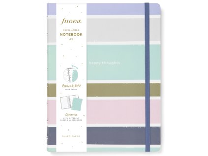 Filofax, Notebook Good Vibes, A5, Stripes