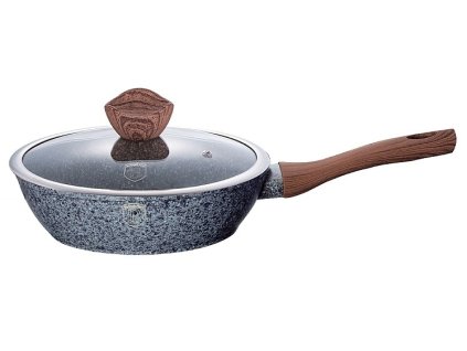 BERLINGERHAUS Pánev hluboká s mramorovým povrchem a poklicí 24 cm Forest Line