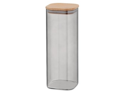 KELA Dóza skladovací sklo / dřevo NEA 2 l