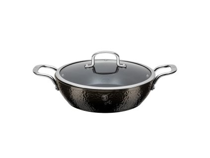 BERLINGERHAUS Pekáč s poklicí s titanovým povrchem 28 cm Shine Basalt Collection