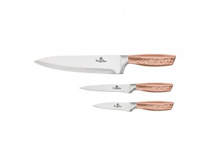 BERLINGERHAUS Sada nožů nerez 3 ks Primal Rosegold Metallic Line