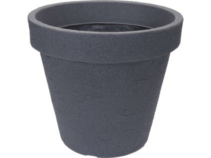 PROGARDEN Květináč venkovní design beton 40 x 35 cm šedá