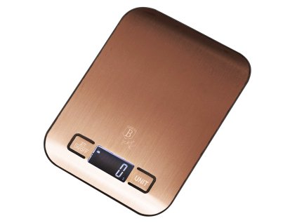 BERLINGERHAUS Váha kuchyňská digitální 5 kg Rosegold Metallic Line