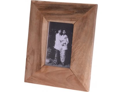 HOMESTYLING Fotorámeček z teakového dřeva 27,5 x 22 cm