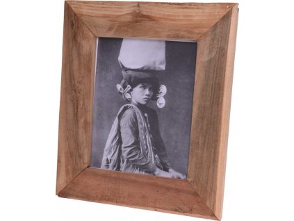 HOMESTYLING Fotorámeček z teakového dřeva 37 x 32,5 cm