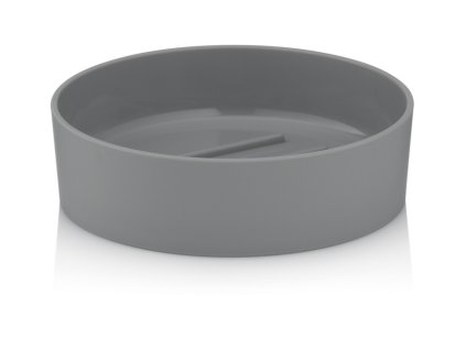 KELA Miska na mýdlo LIS ABS plast světle šedá