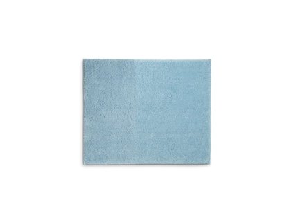 KELA Koupelnová předložka Maja 100% polyester mrazově modrá 65,0x55,0x1,5cm