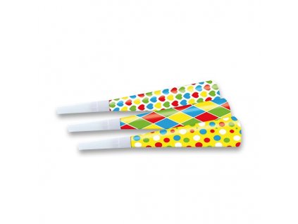 Barevné Trumpetky 3 ks