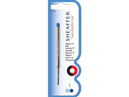 Sheaffer, Náplň pro Kuličková pera, M, blistr, modrá